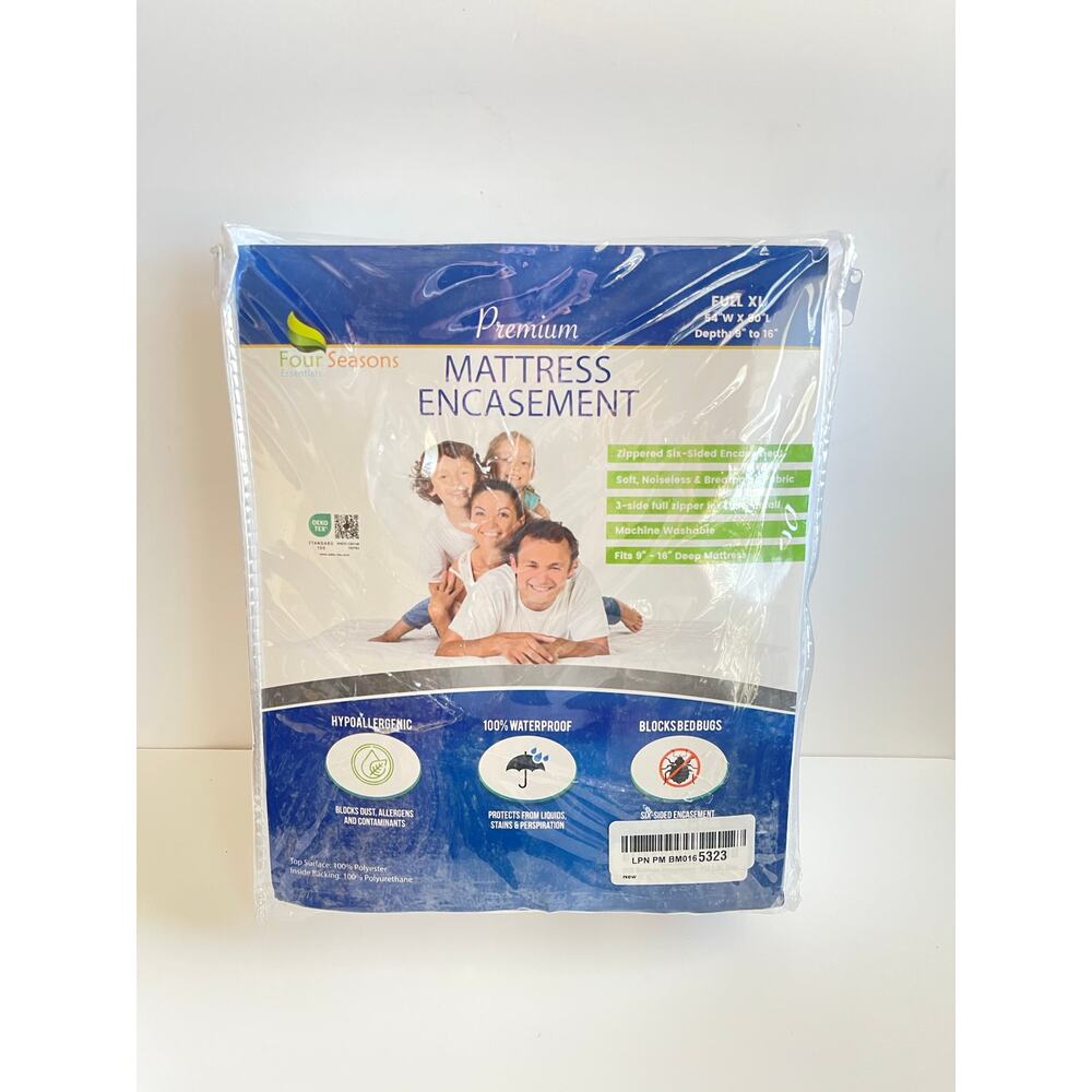 ZIPPERED MATTRESS PROTECTOR - BEDBUG PROOF WATERPROOF ENCASEMENT FULL XL